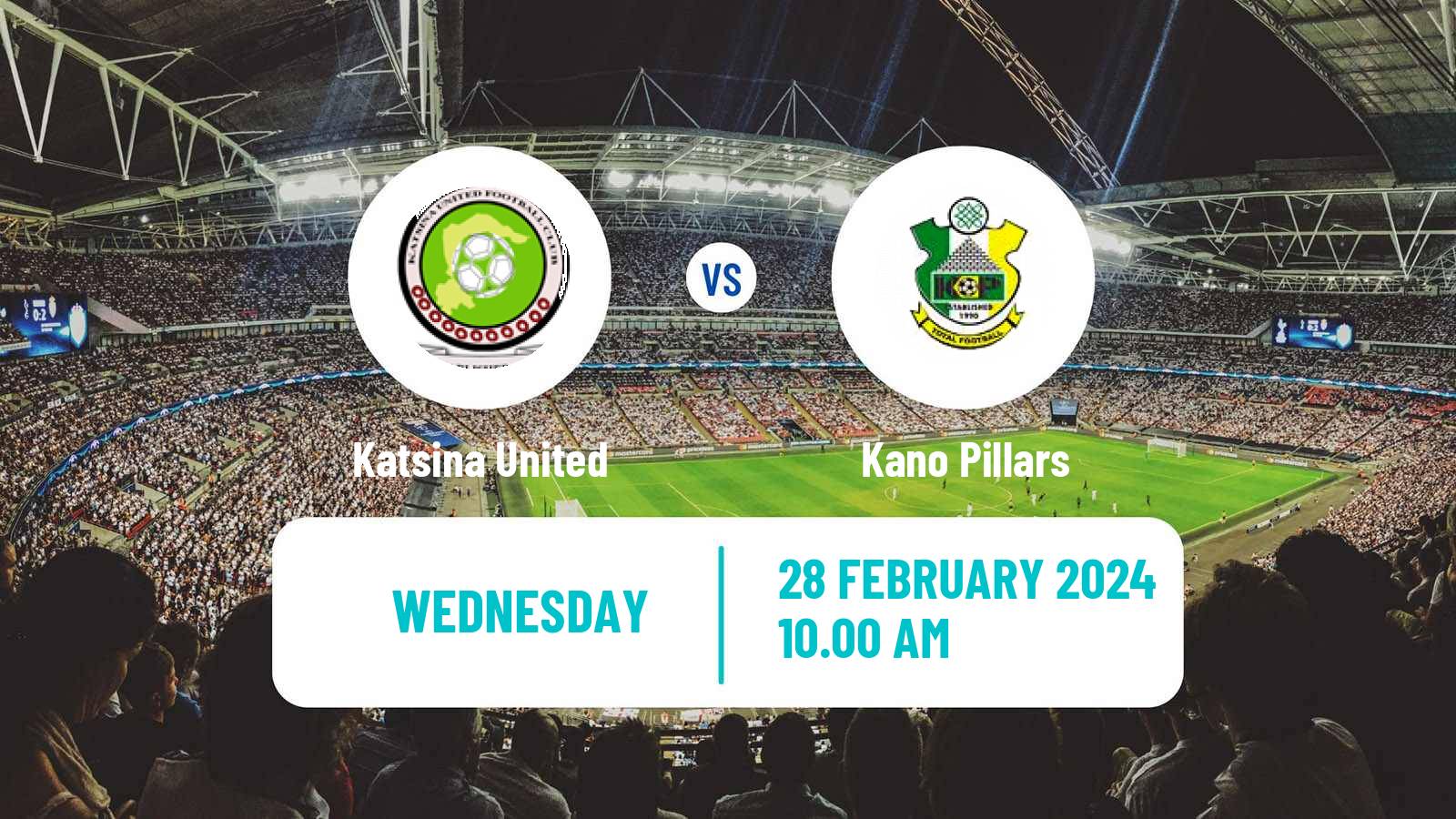 Soccer Nigerian Premier League Katsina United - Kano Pillars