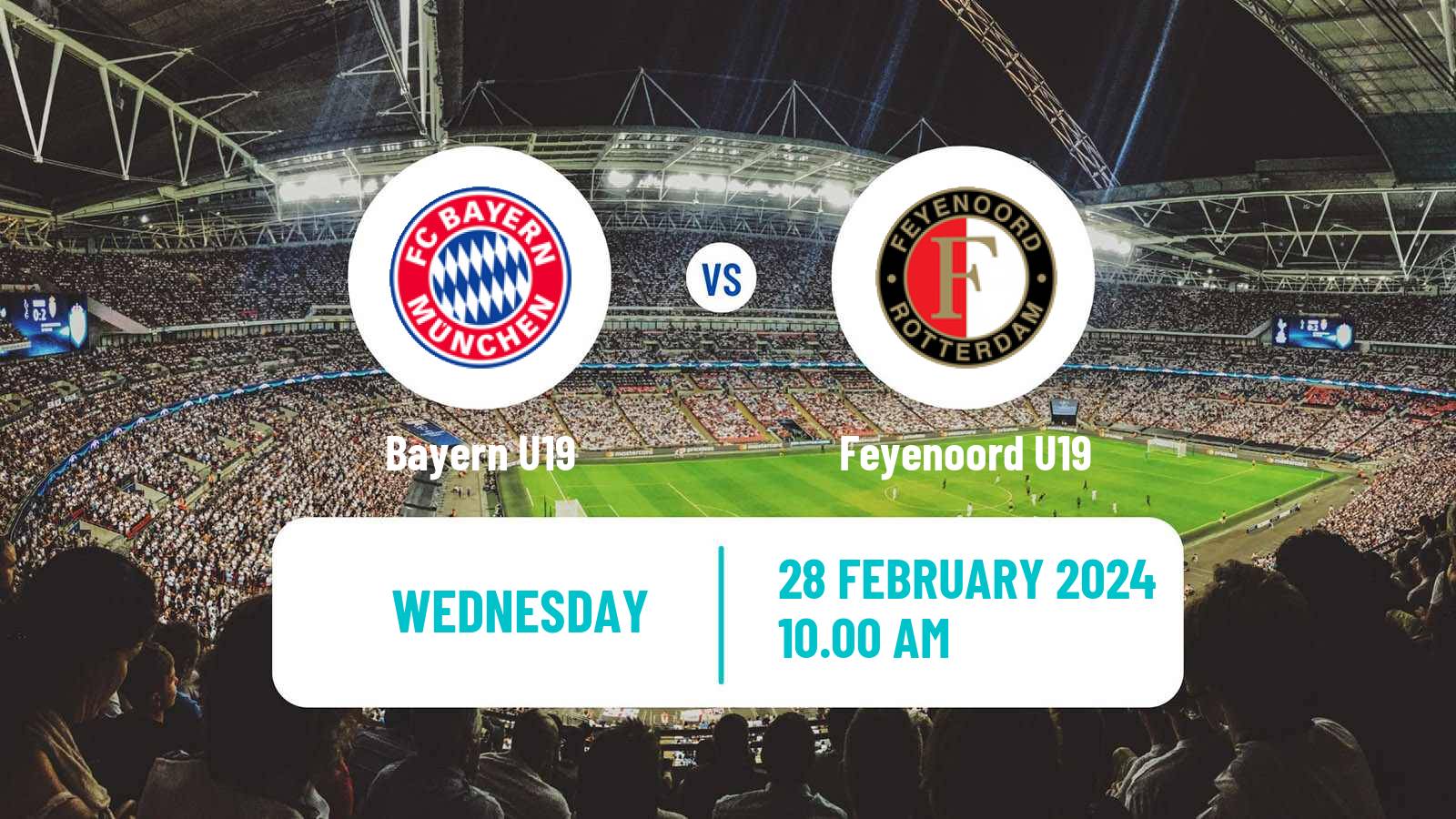 Soccer UEFA Youth League Bayern U19 - Feyenoord U19
