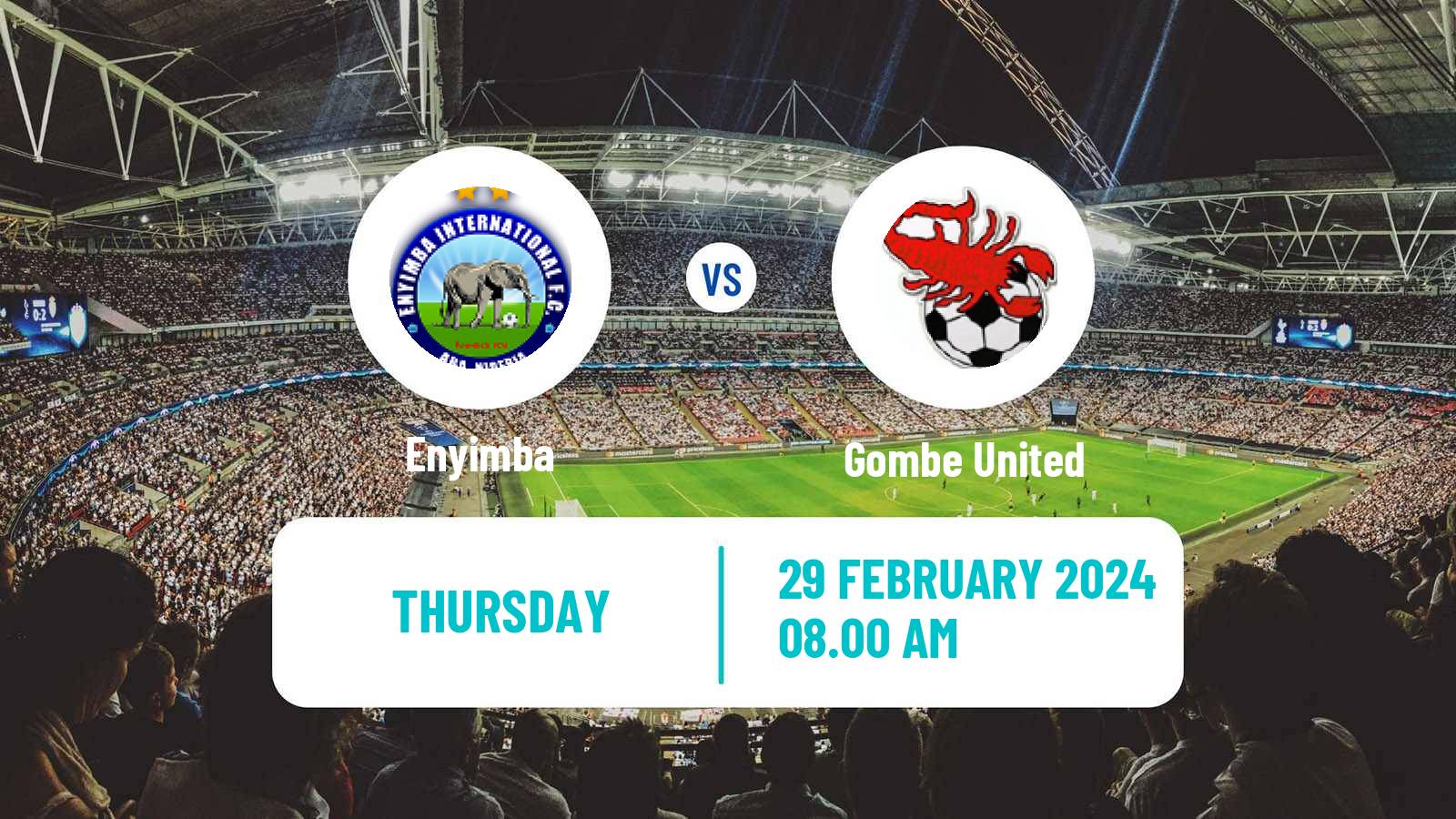 Soccer Nigerian Premier League Enyimba - Gombe United