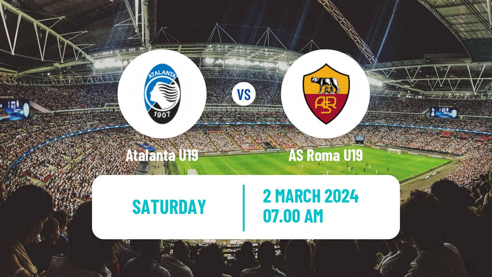 Soccer Italian Primavera 1 Atalanta U19 - Roma U19