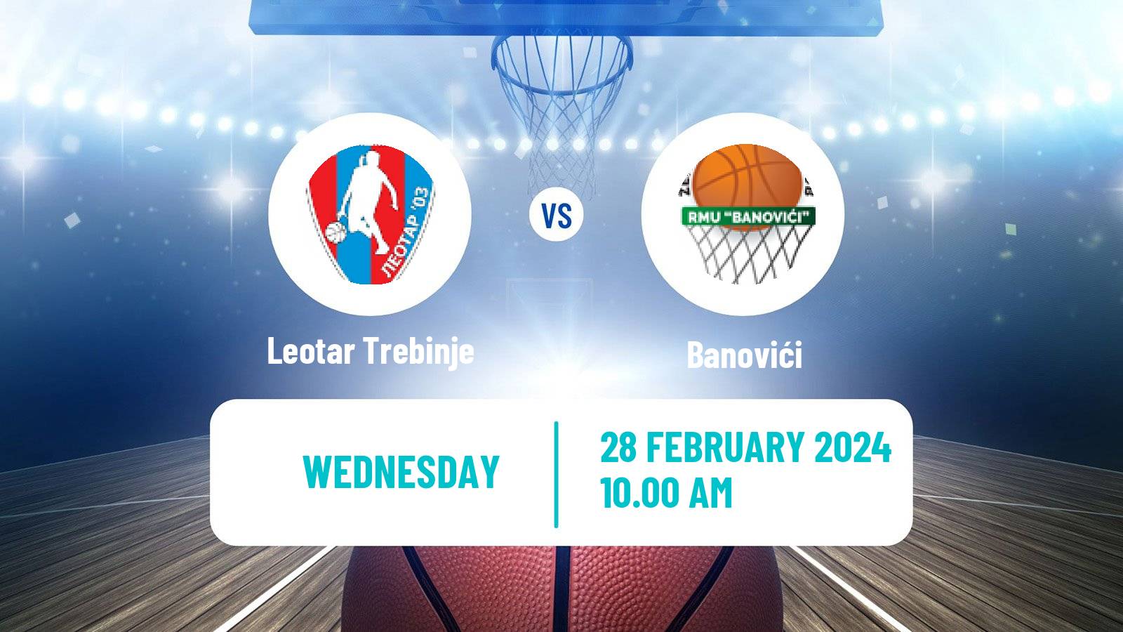 Basketball Bosnian Prvenstvo Basketball Women Leotar Trebinje - Banovići