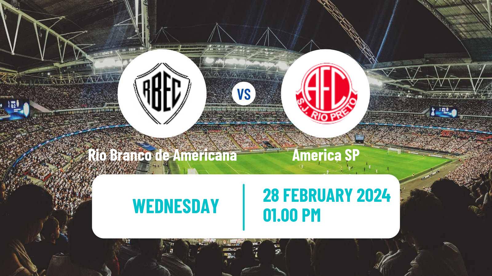 Soccer Brazilian Campeonato Paulista A4 Rio Branco de Americana - America SP