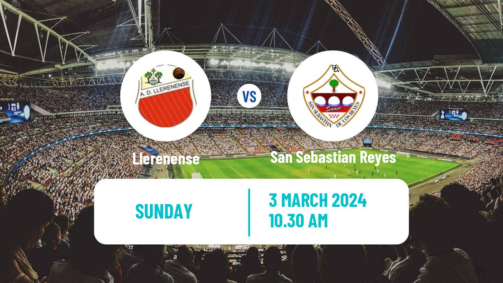 Soccer Spanish Segunda RFEF - Group 5 Llerenense - San Sebastian Reyes