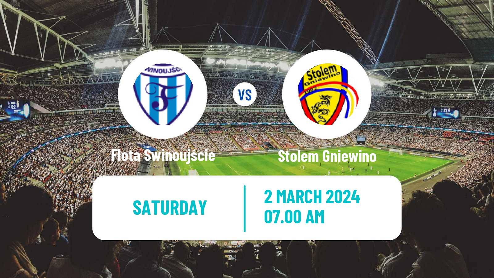 Football Polish Division 3 - Group II Flota Świnoujście - Stolem Gniewino