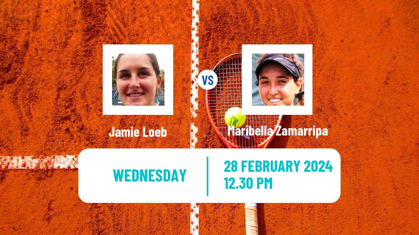 Tennis ITF W35 Spring Tx Women Jamie Loeb - Maribella Zamarripa