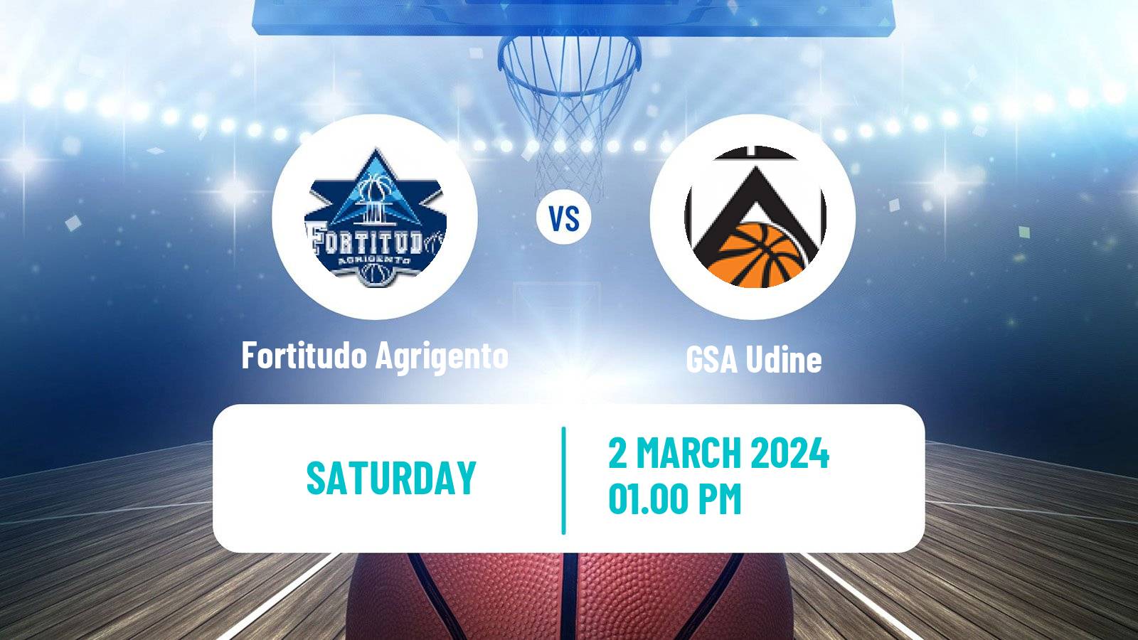 Basketball Italian Serie A2 Basketball Fortitudo Agrigento - Udine