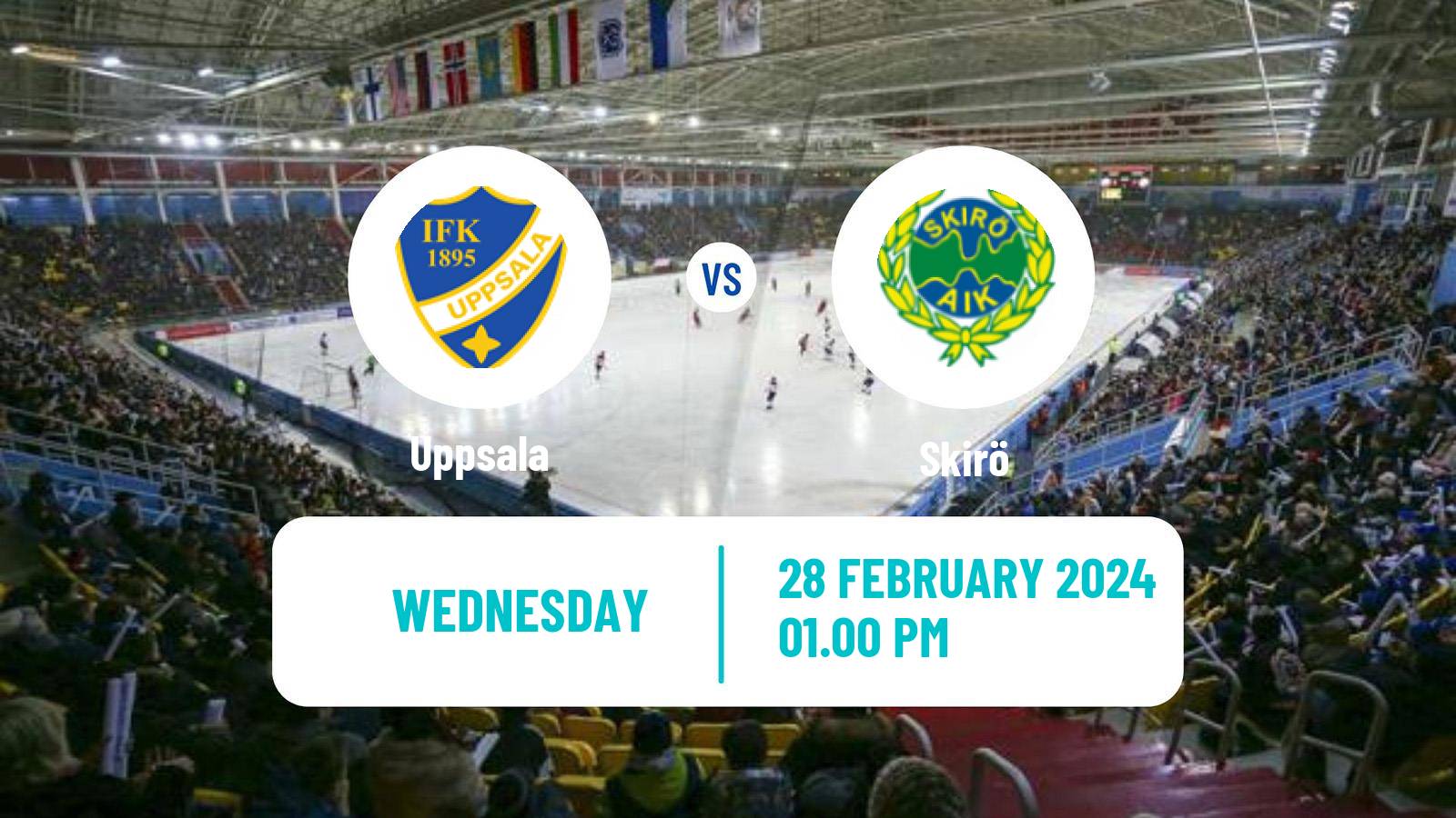 Bandy Swedish Elitserien Bandy Women Uppsala - Skirö