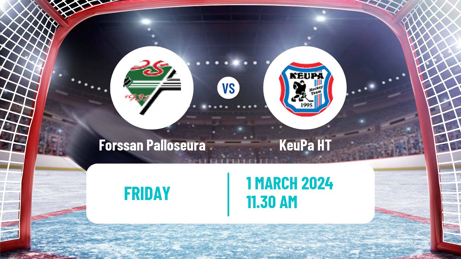 Hockey Finnish Mestis Forssan Palloseura - KeuPa