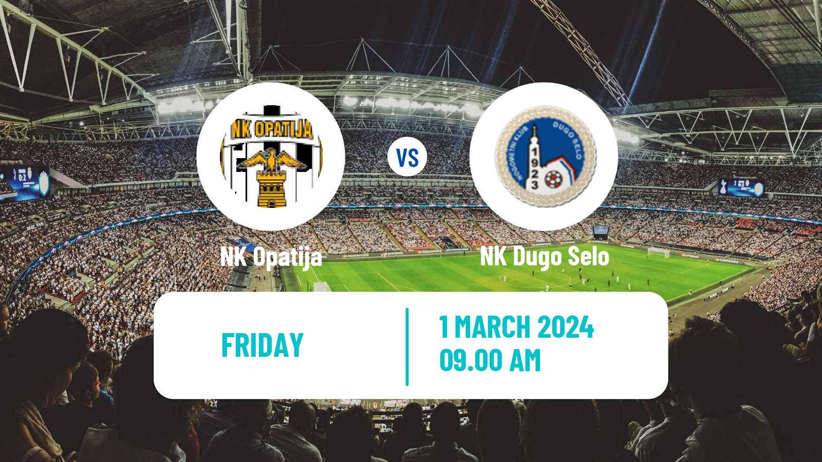 Soccer Croatian Druga NL Opatija - Dugo Selo