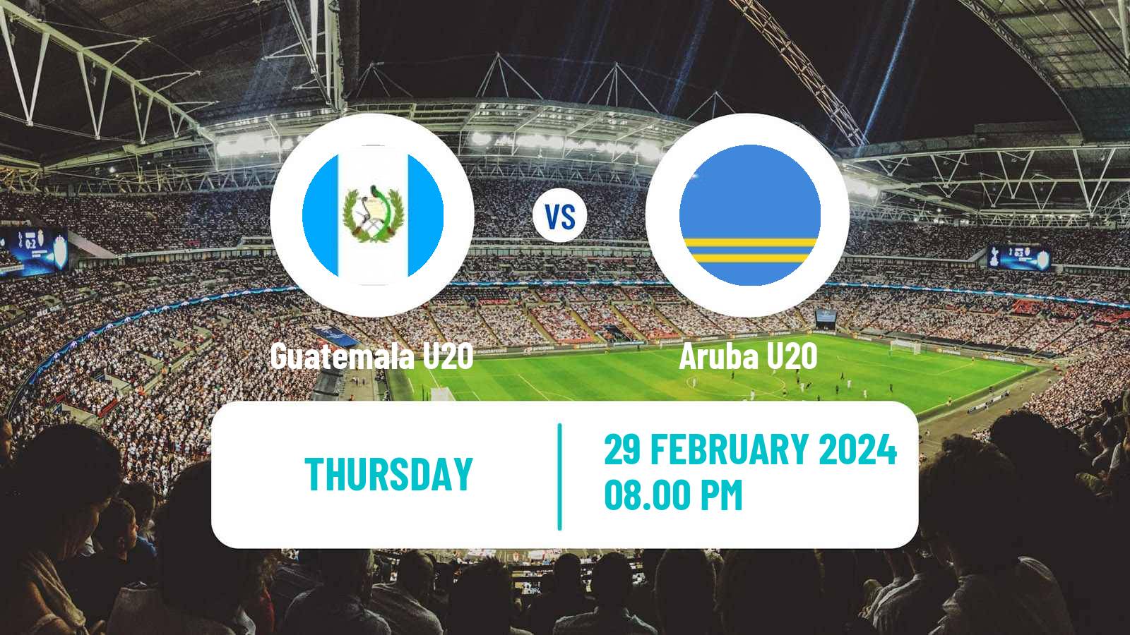 Soccer CONCACAF Championship U20 Guatemala U20 - Aruba U20