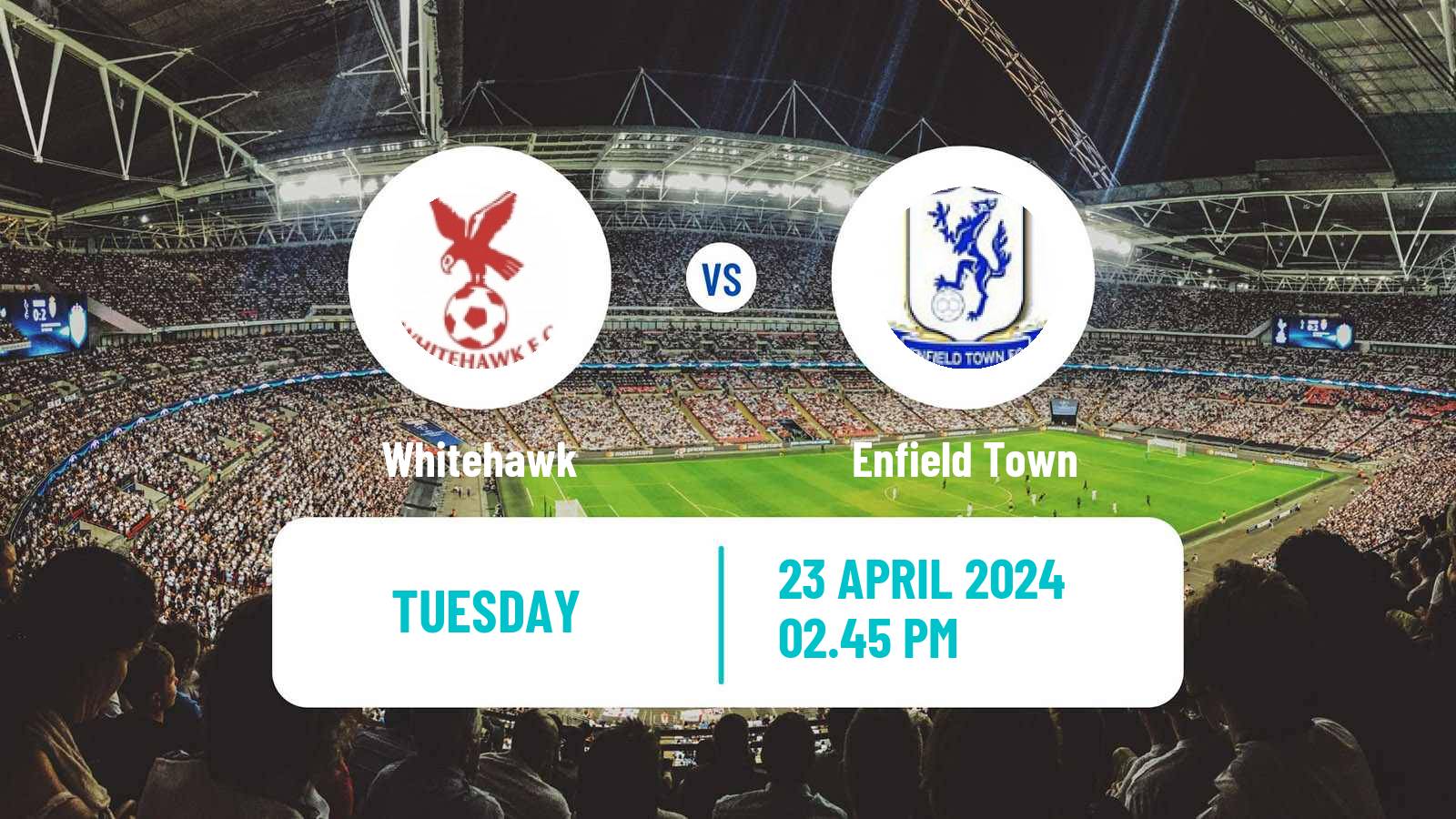 Soccer English Isthmian League Premier Division Whitehawk - Enfield Town