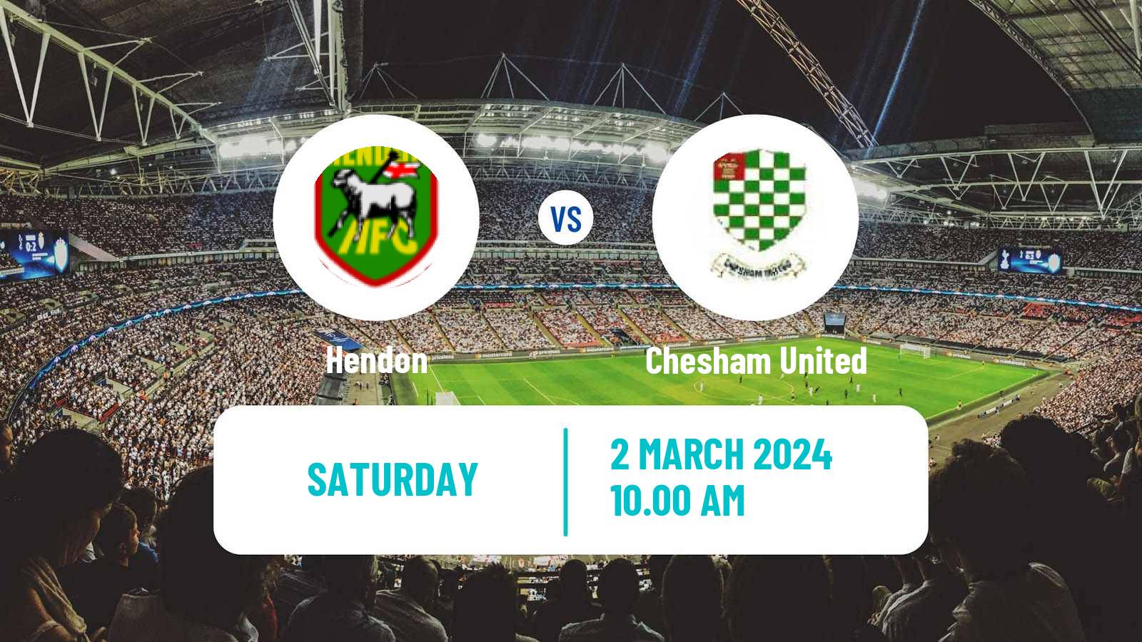 Soccer English Southern League South Division Hendon - Chesham United