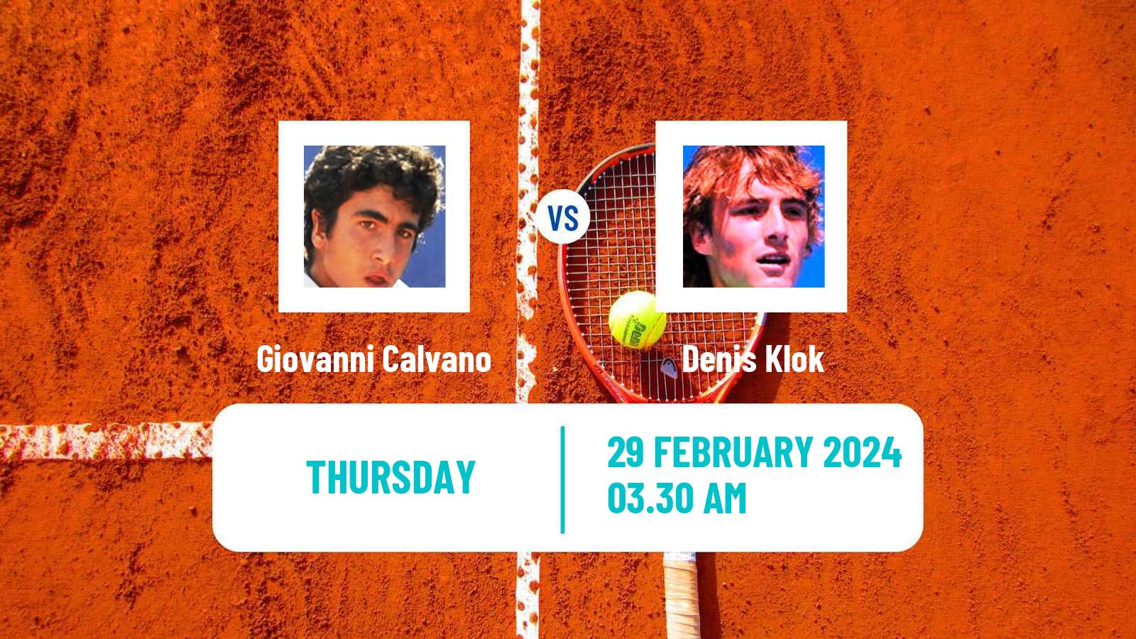 Tennis ITF M15 Kish Island 3 Men Giovanni Calvano - Denis Klok