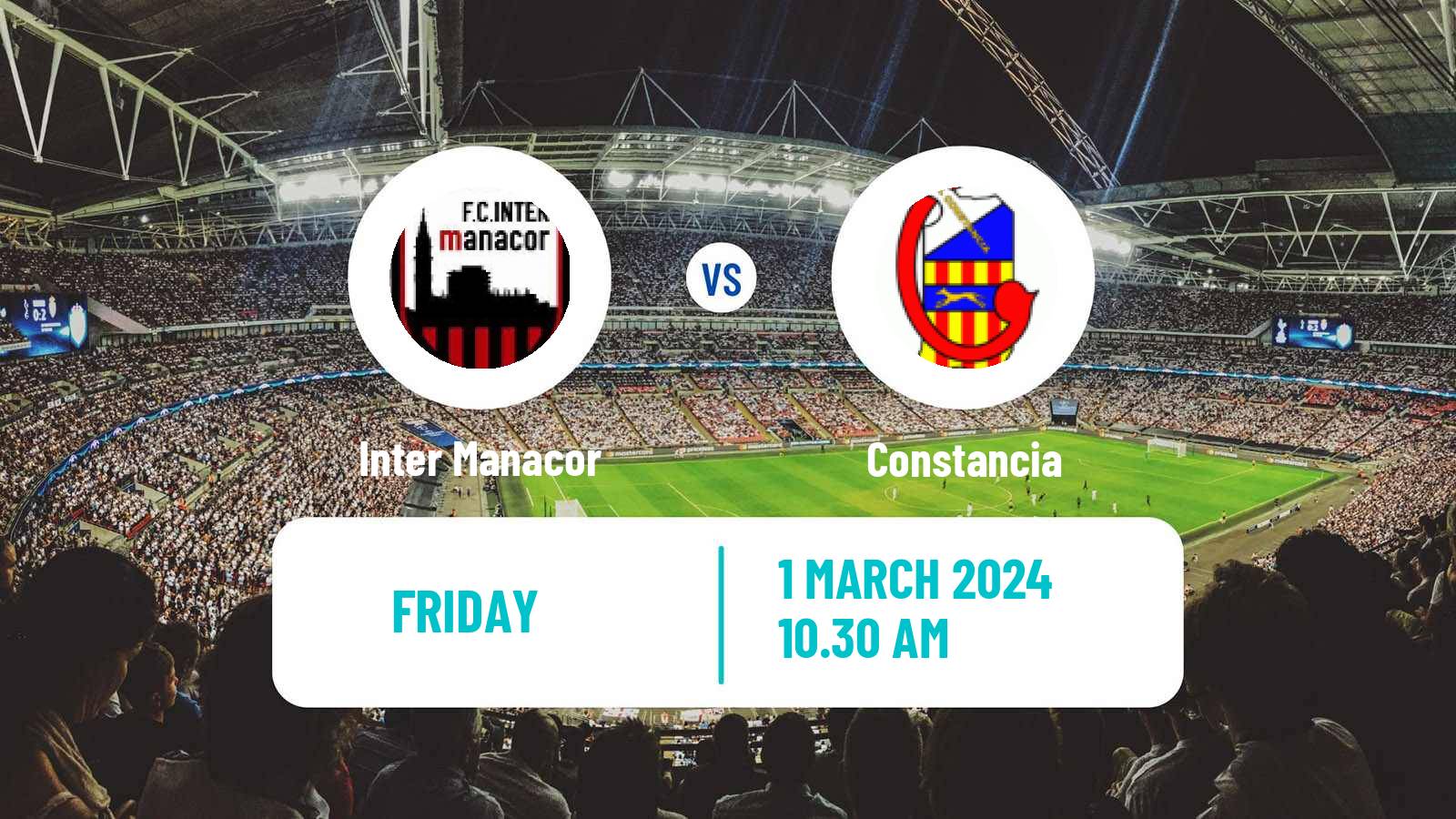 Soccer Spanish Tercera RFEF - Group 11 Inter Manacor - Constancia