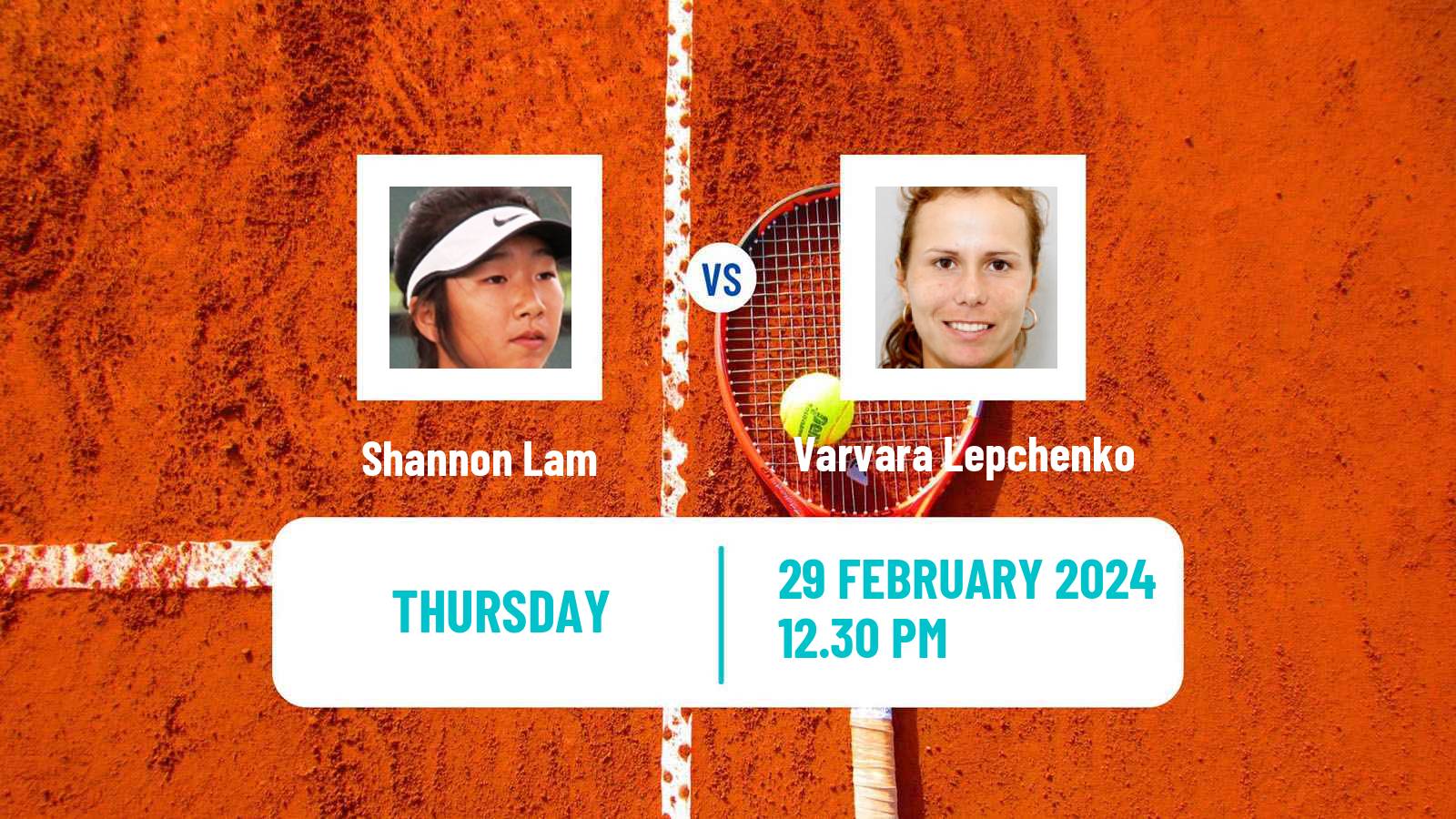 Tennis ITF W35 Spring Tx Women Shannon Lam - Varvara Lepchenko