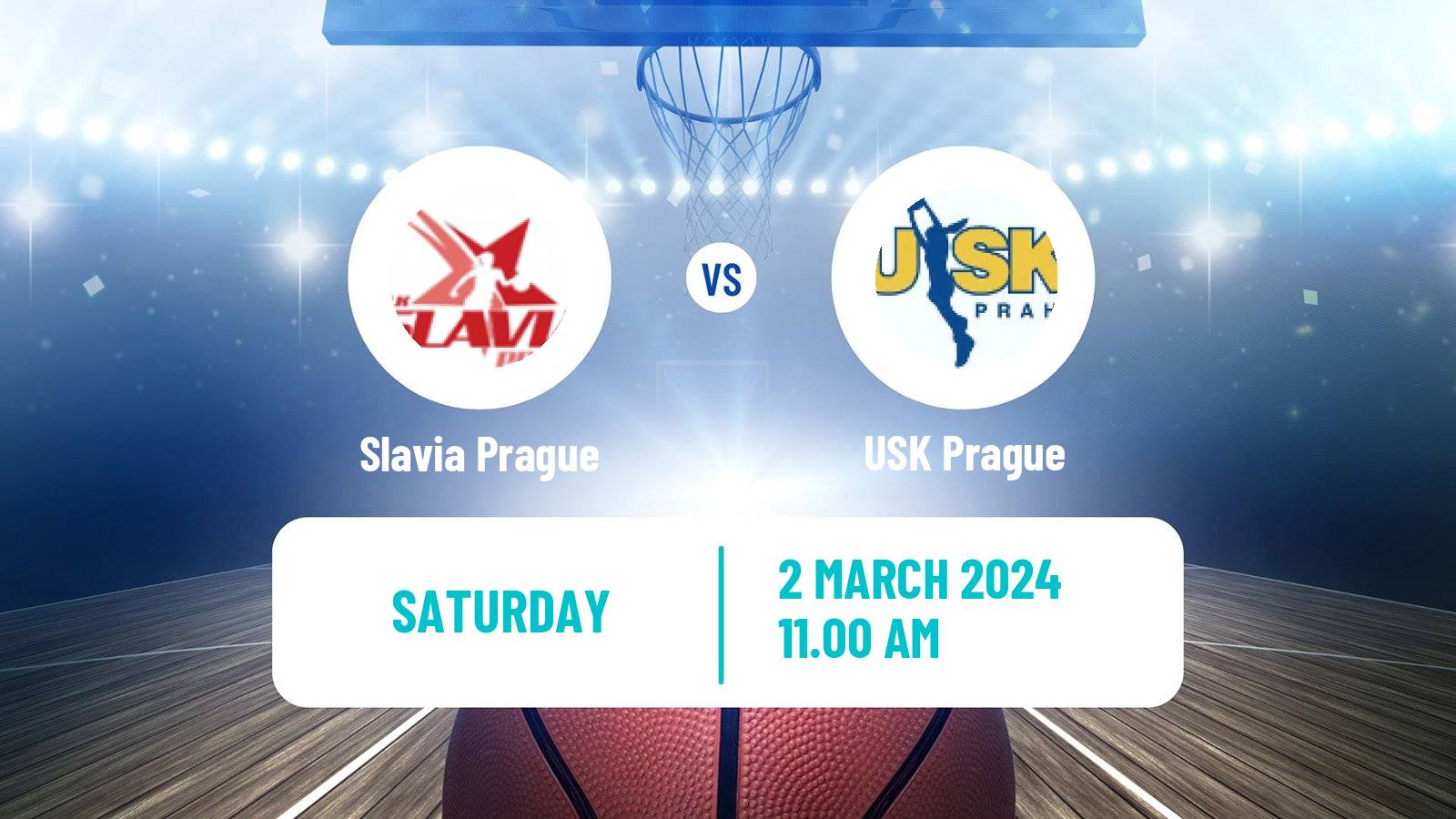 Basketball Czech ZBL Women Slavia Prague - USK Prague