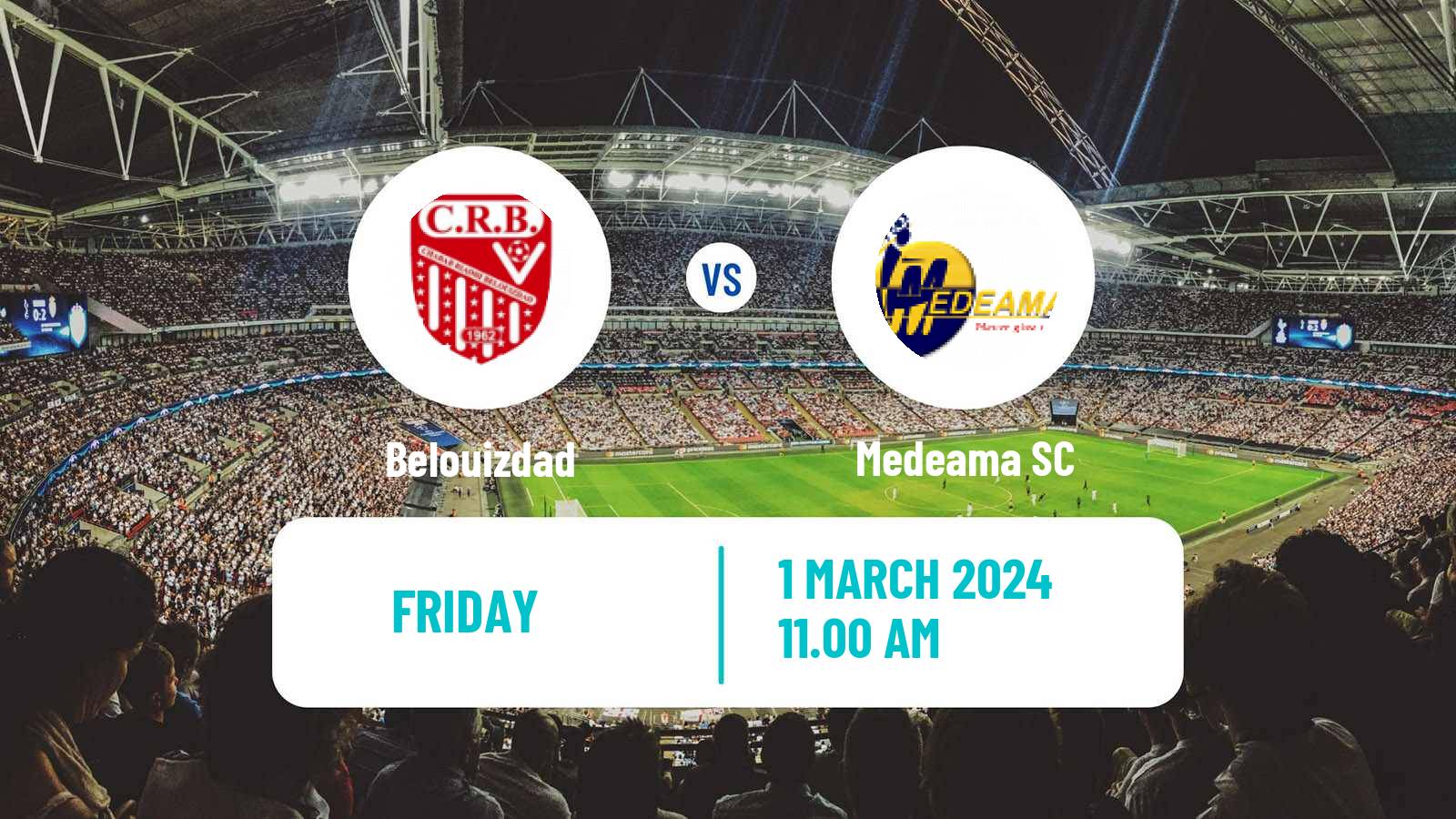 Soccer CAF Champions League Belouizdad - Medeama