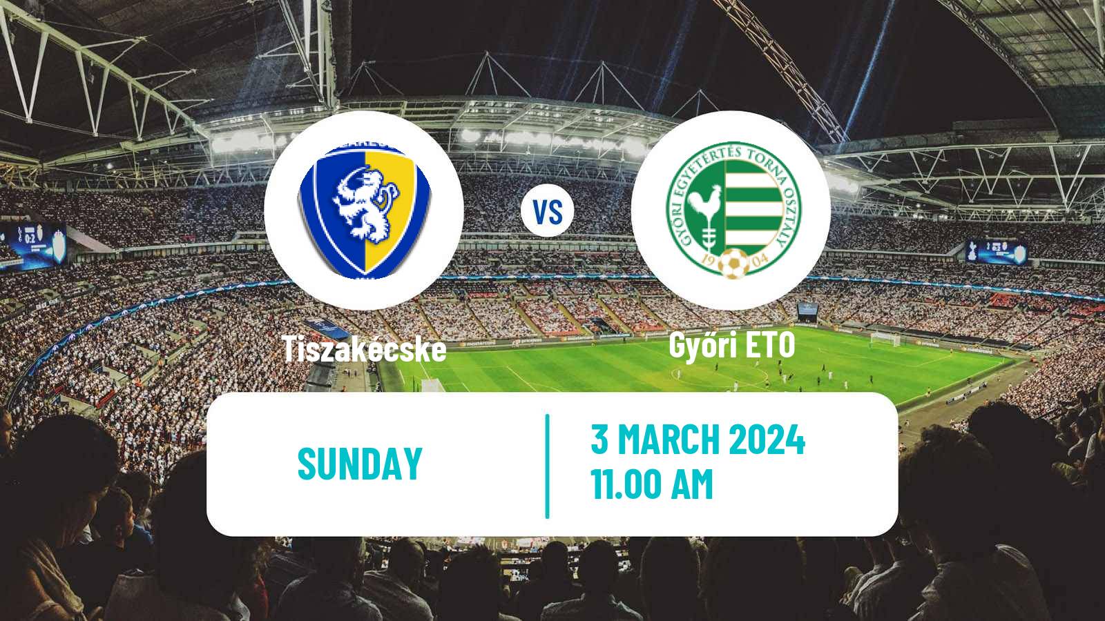 Soccer Hungarian NB II Tiszakécske - Győri ETO