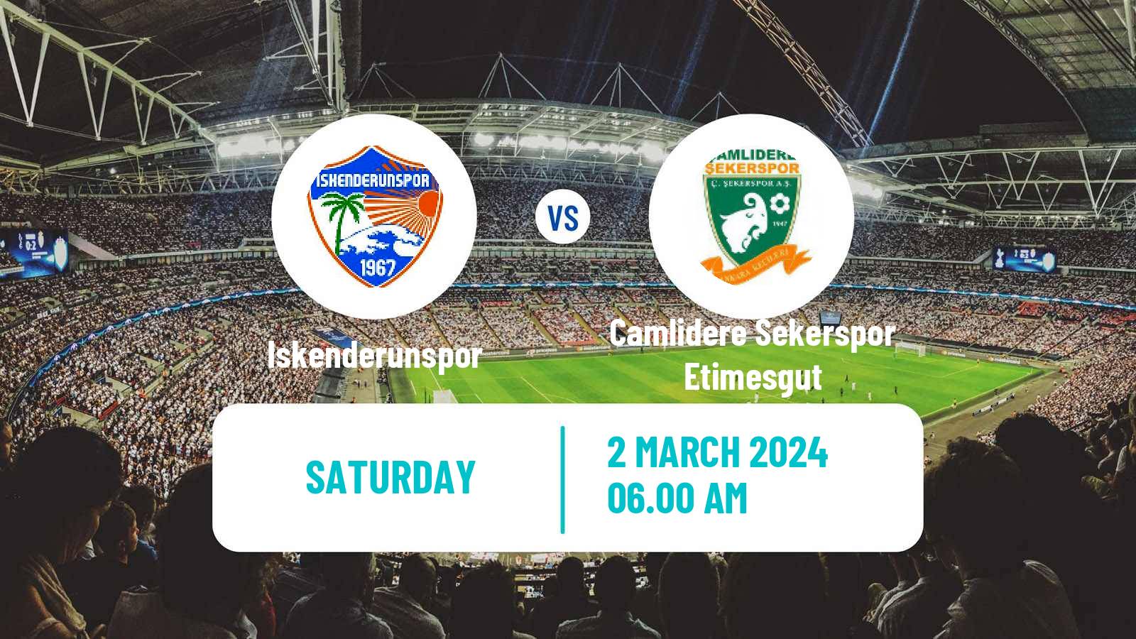 Football Turkish Second League Red Group Iskenderunspor - Etimesgut