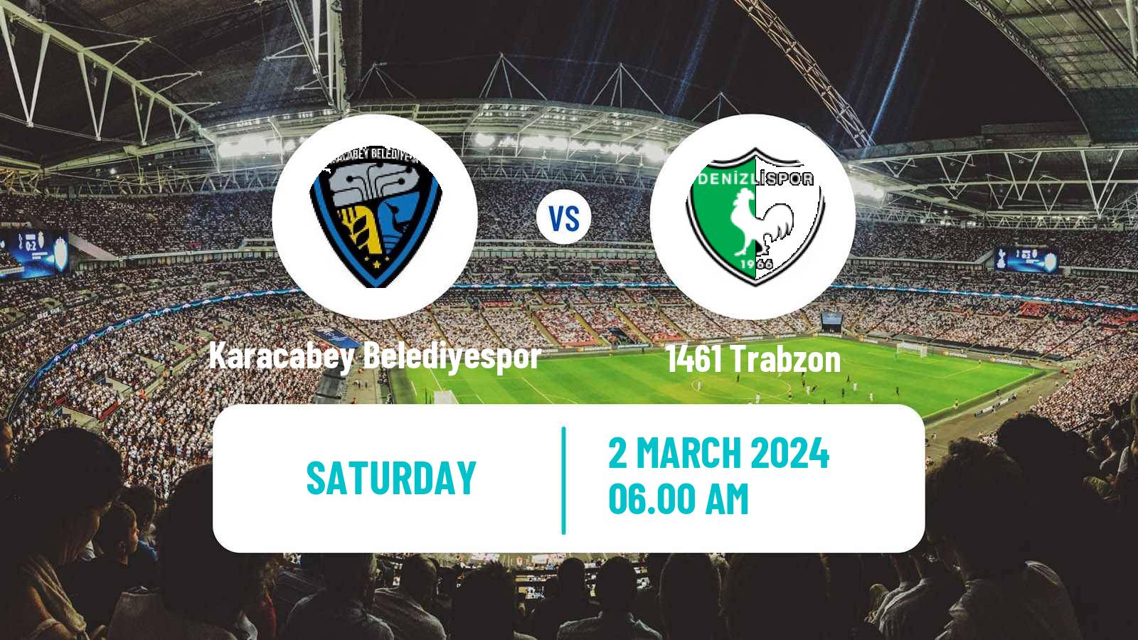 Soccer Turkish Second League White Group Karacabey Belediyespor - 1461 Trabzon