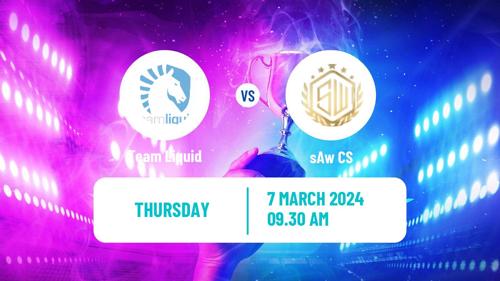 Esports Counter Strike Blast Premier Spring Team Liquid - sAw