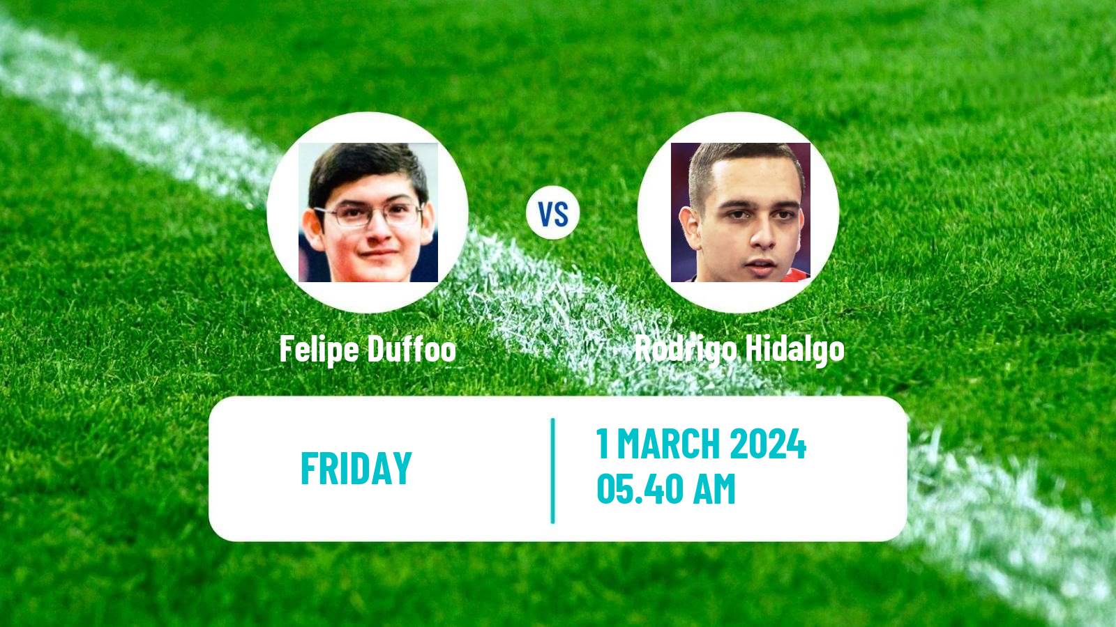 Table tennis Tt Star Series Men Felipe Duffoo - Rodrigo Hidalgo