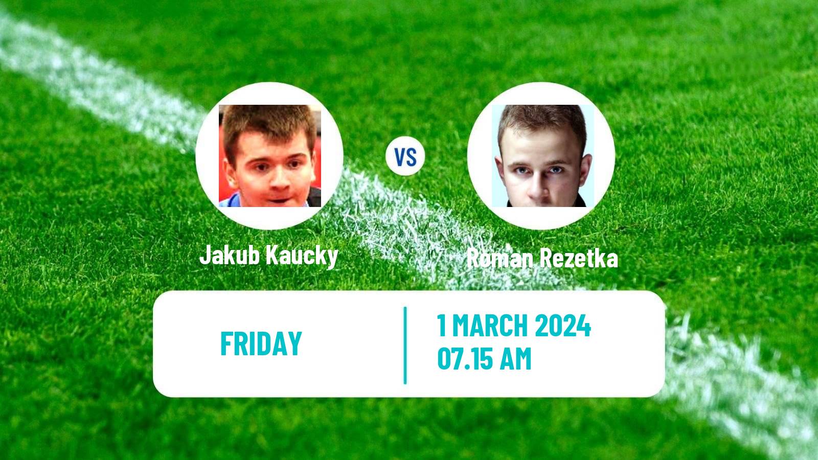 Table tennis Tt Star Series Men Jakub Kaucky - Roman Rezetka