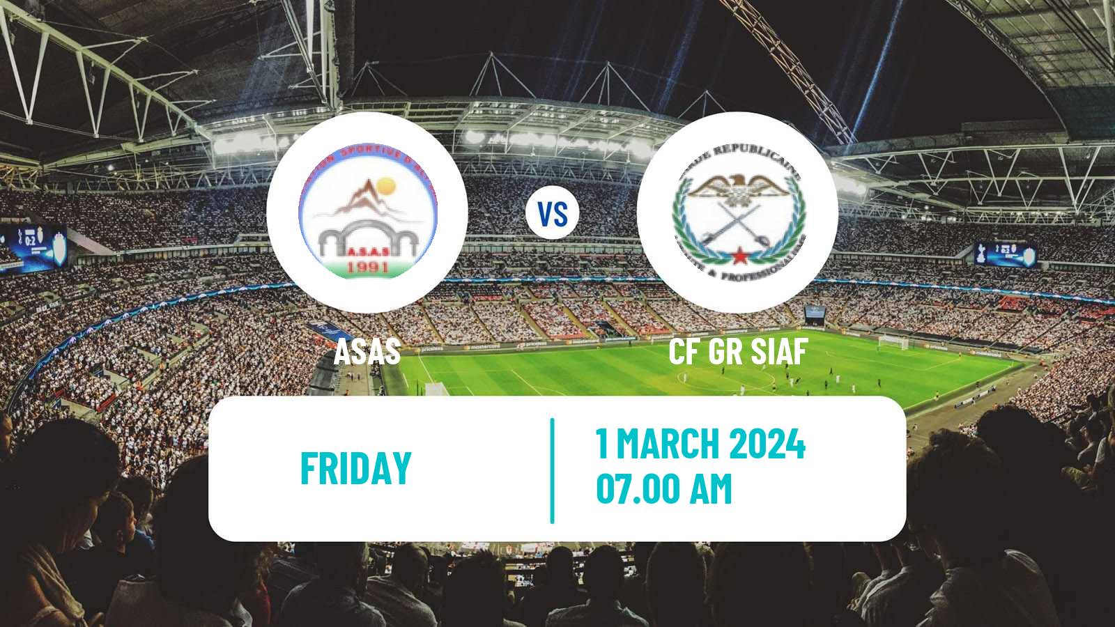Soccer Djibouti Premier League ASAS - GR SIAF