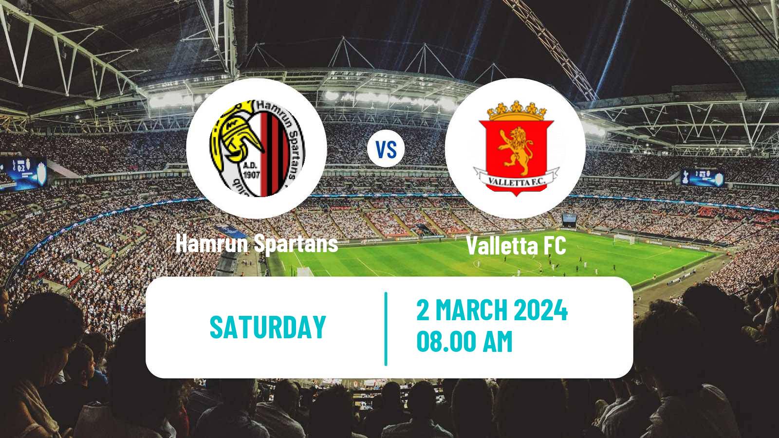 Football Maltese Premier League Hamrun Spartans - Valletta