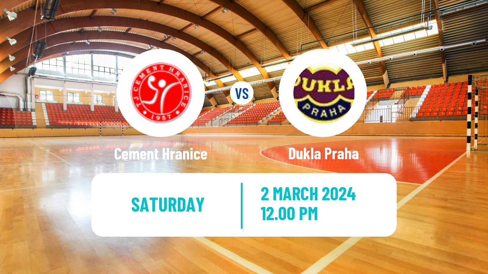 Handball Czech Extraliga Handball Cement Hranice - Dukla Praha