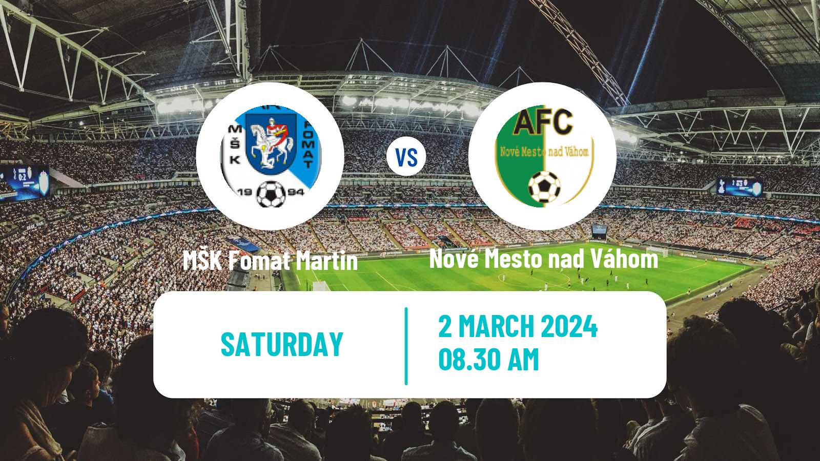 Soccer Slovak 3 Liga West MŠK Fomat Martin - Nové Mesto nad Váhom