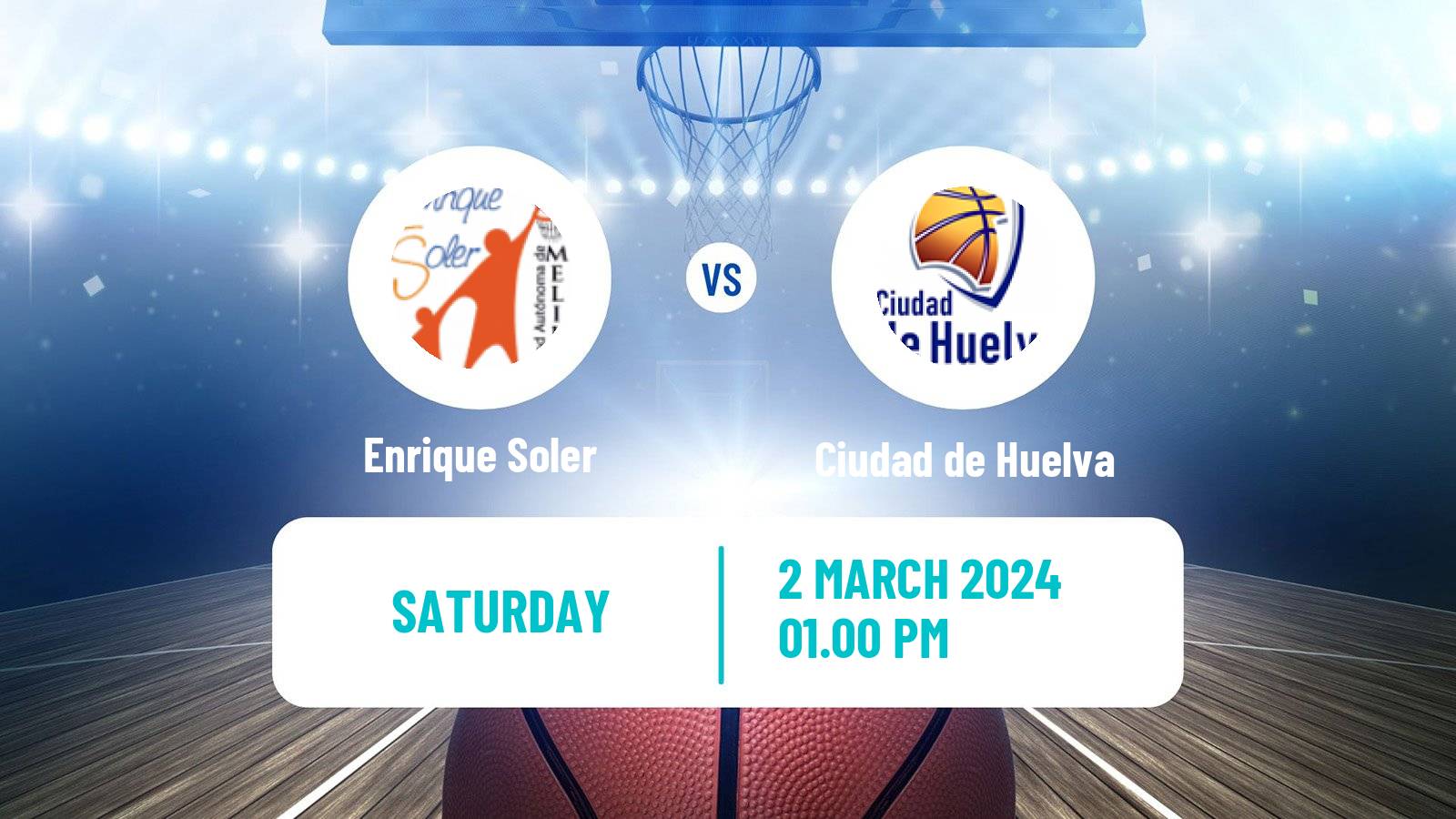 Basketball Spanish LEB Plata Enrique Soler - Ciudad de Huelva