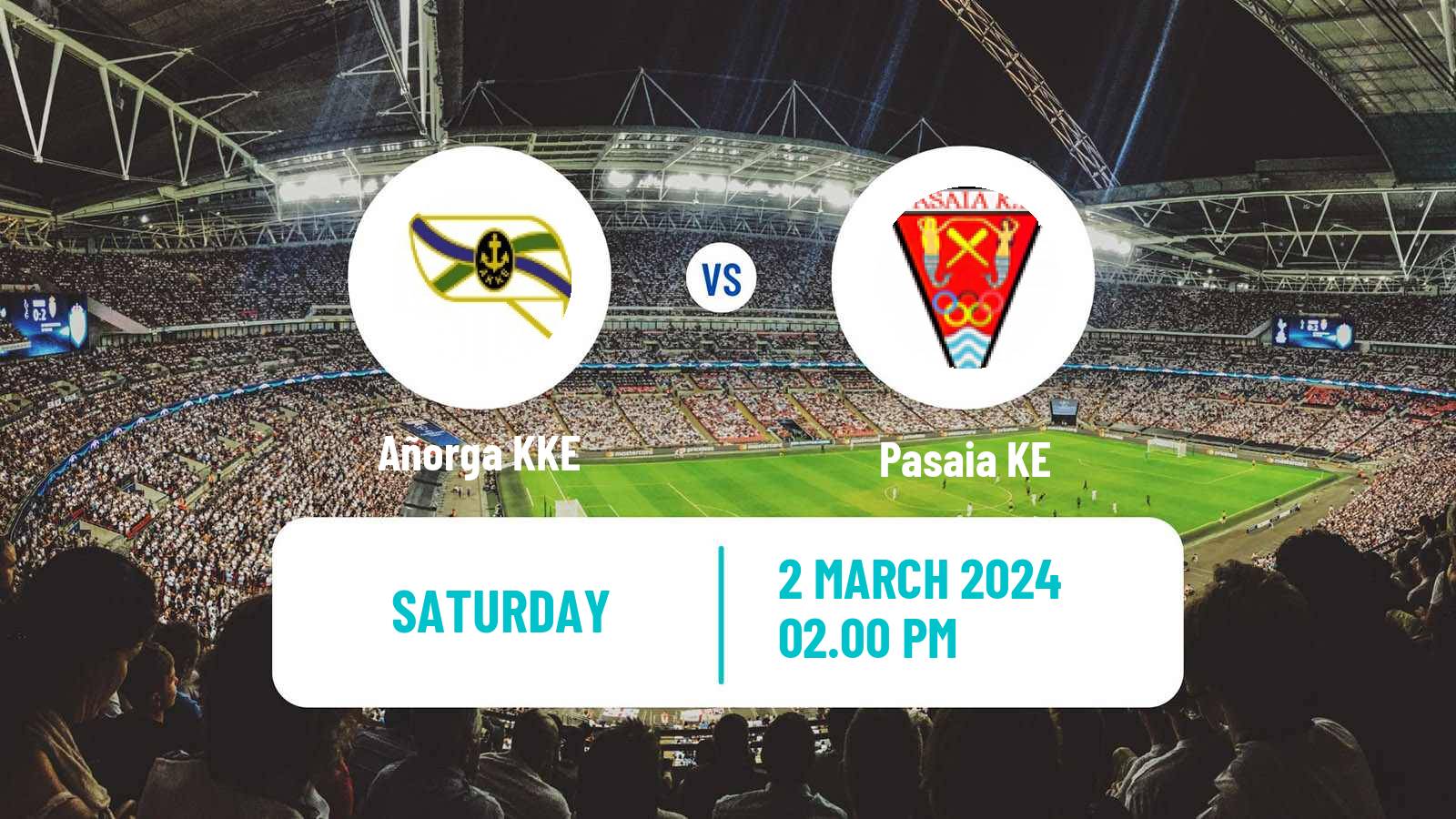 Soccer Spanish Tercera RFEF - Group 4 Añorga - Pasaia