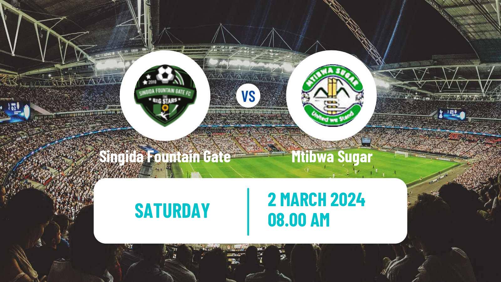 Soccer Tanzanian Premier League Singida Fountain Gate - Mtibwa Sugar
