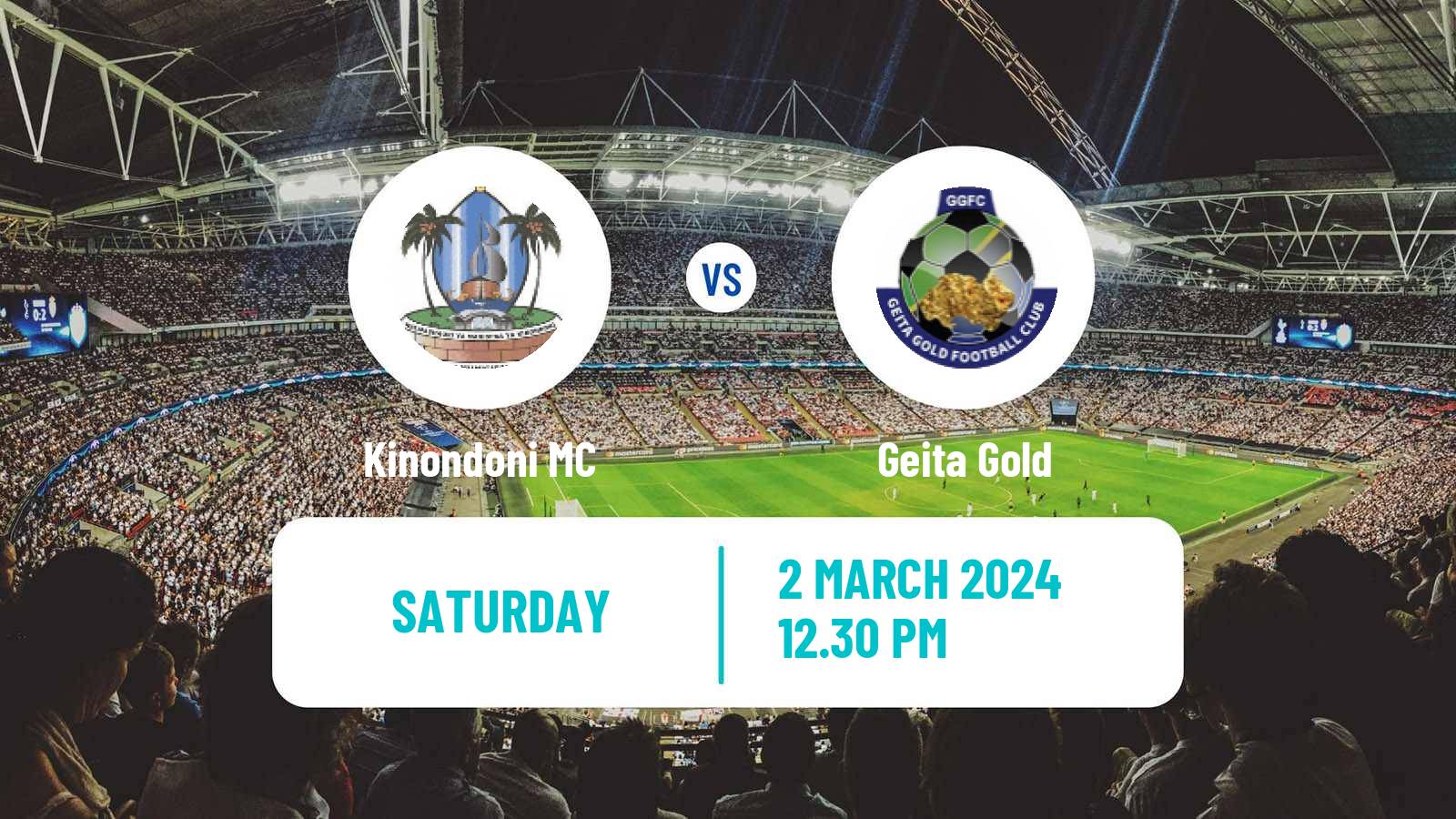 Soccer Tanzanian Premier League Kinondoni MC - Geita Gold