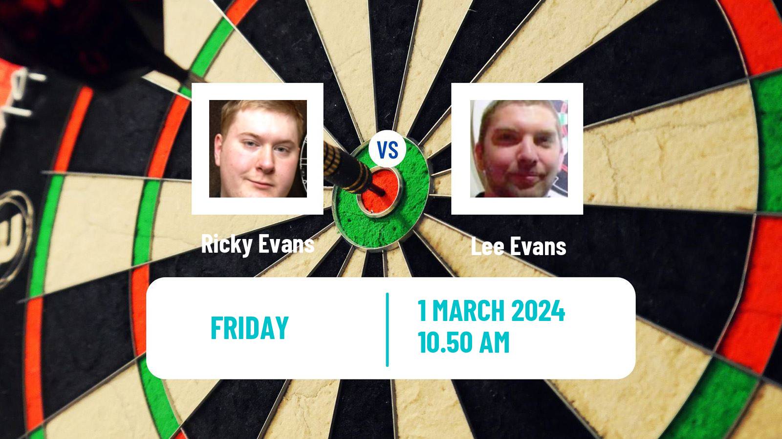 Darts Uk Open Ricky Evans - Lee Evans