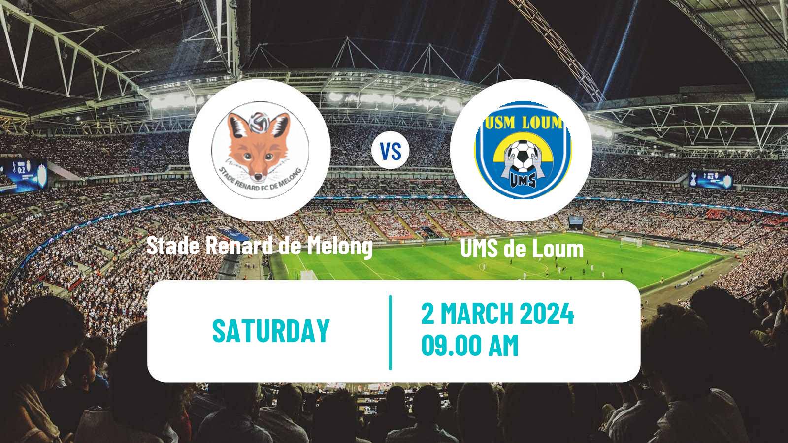 Soccer Cameroon Elite One Stade Renard de Melong - UMS de Loum