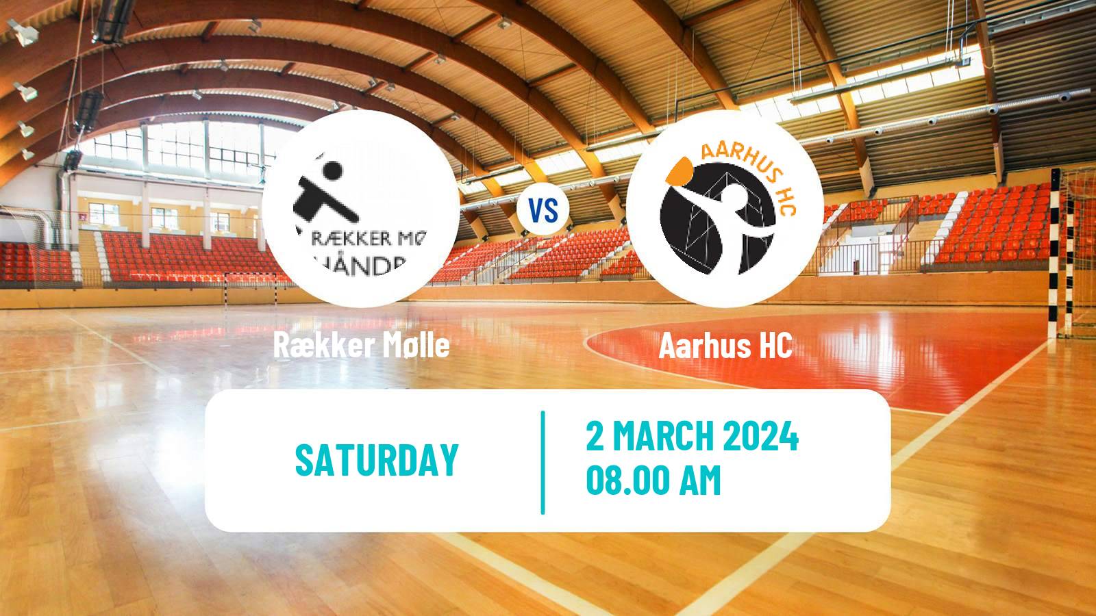 Handball Danish 1 Division Handball Rækker Mølle - Aarhus HC