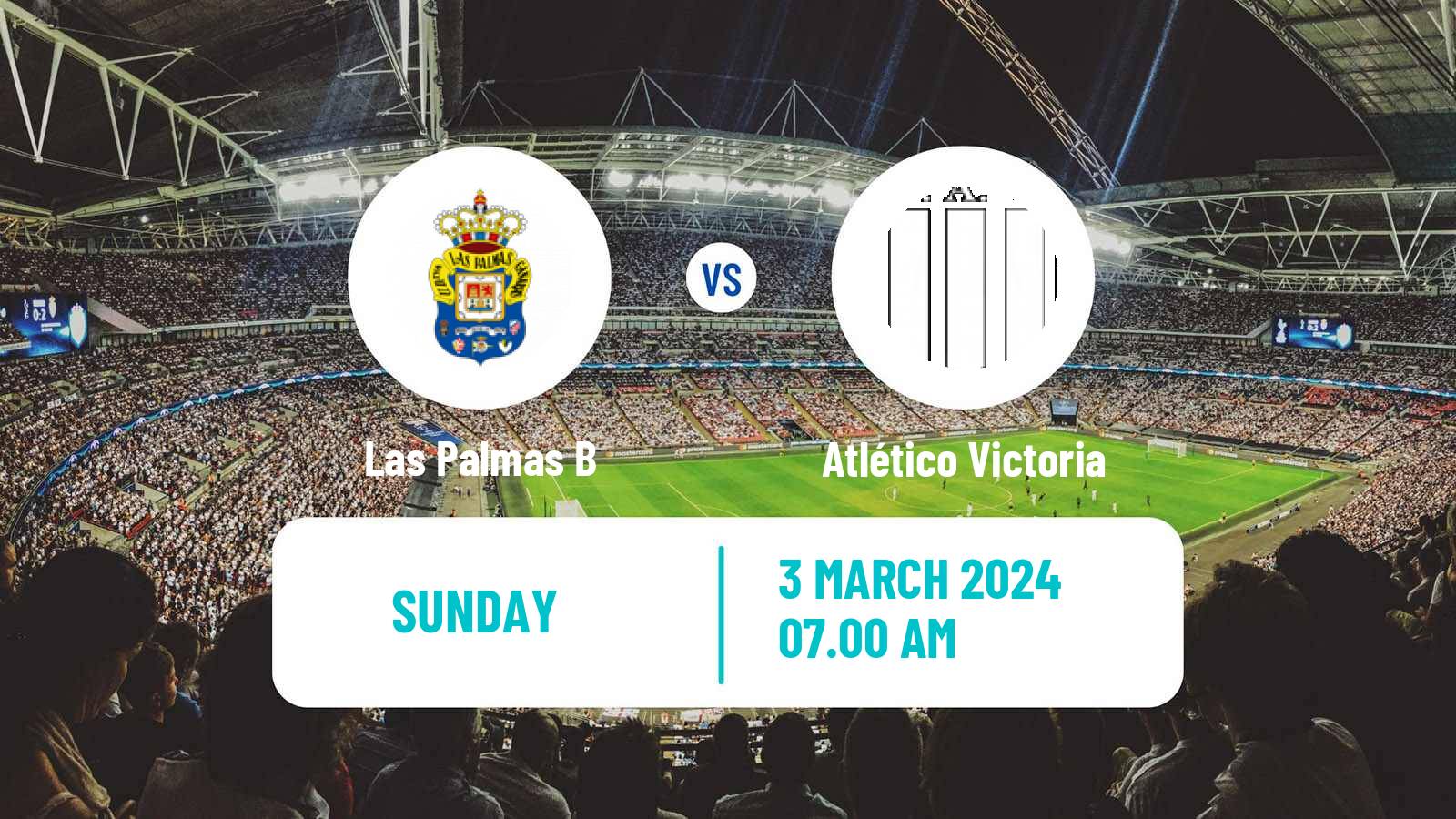 Soccer Spanish Tercera RFEF - Group 12 Las Palmas B - Atlético Victoria