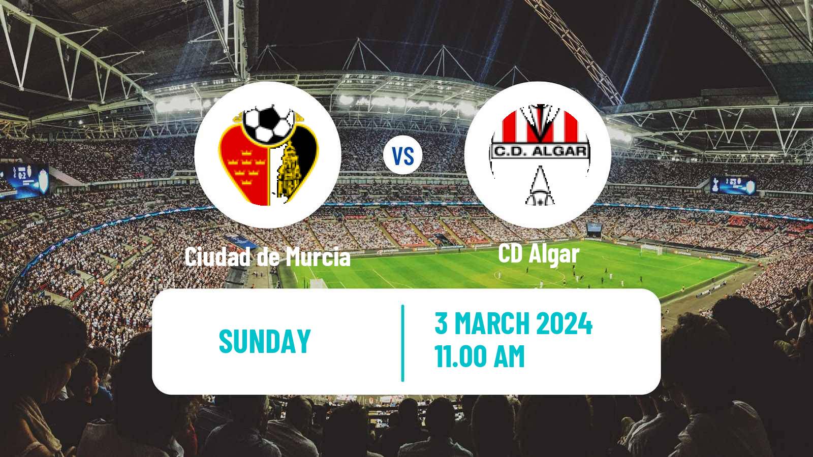 Soccer Spanish Tercera RFEF - Group 13 Ciudad de Murcia - Algar