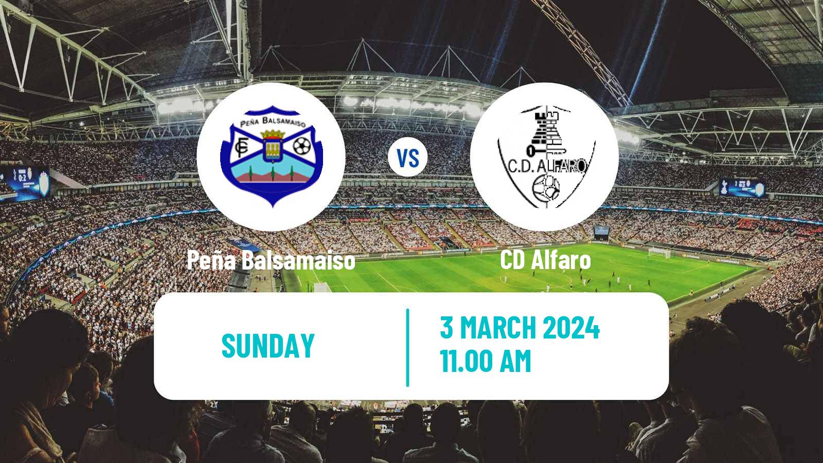 Soccer Spanish Tercera RFEF - Group 16 Peña Balsamaiso - Alfaro