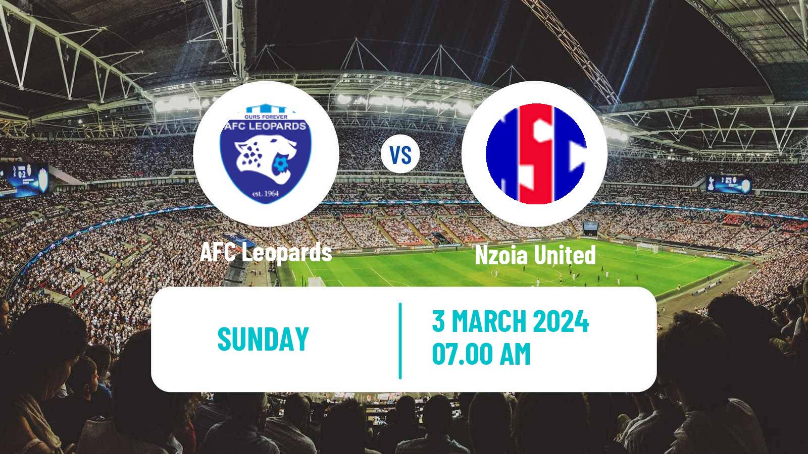 Soccer Kenyan Premier League AFC Leopards - Nzoia United
