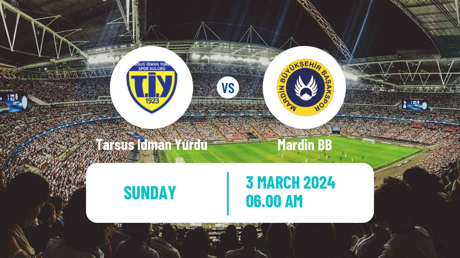 Soccer Turkish 3 Lig Group 1 Tarsus Idman Yurdu - Mardin 1969