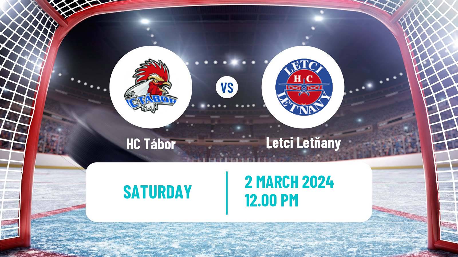 Hockey Czech 2 Liga Hockey West Tábor - Letci Letňany