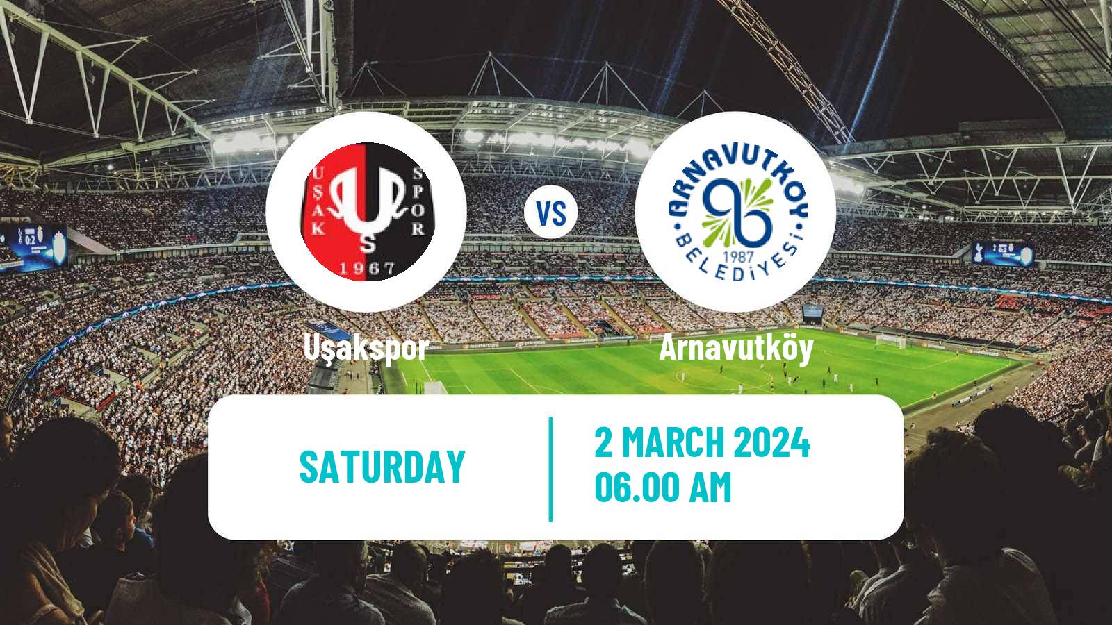 Soccer Turkish Second League Red Group Uşakspor - Arnavutköy