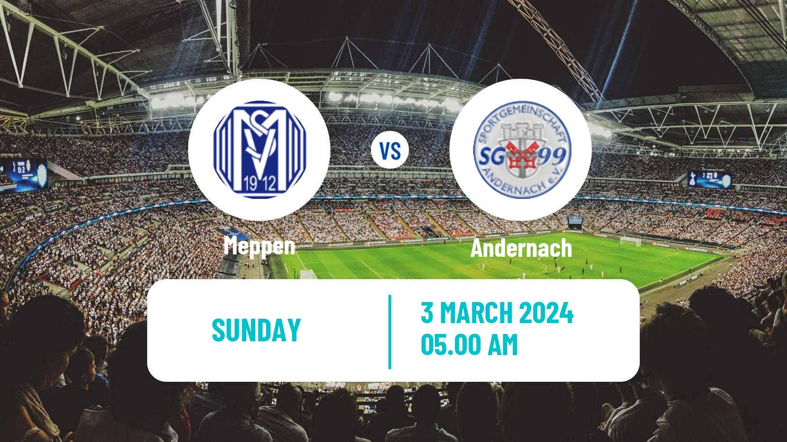 Soccer German 2 Bundesliga Women Meppen - Andernach