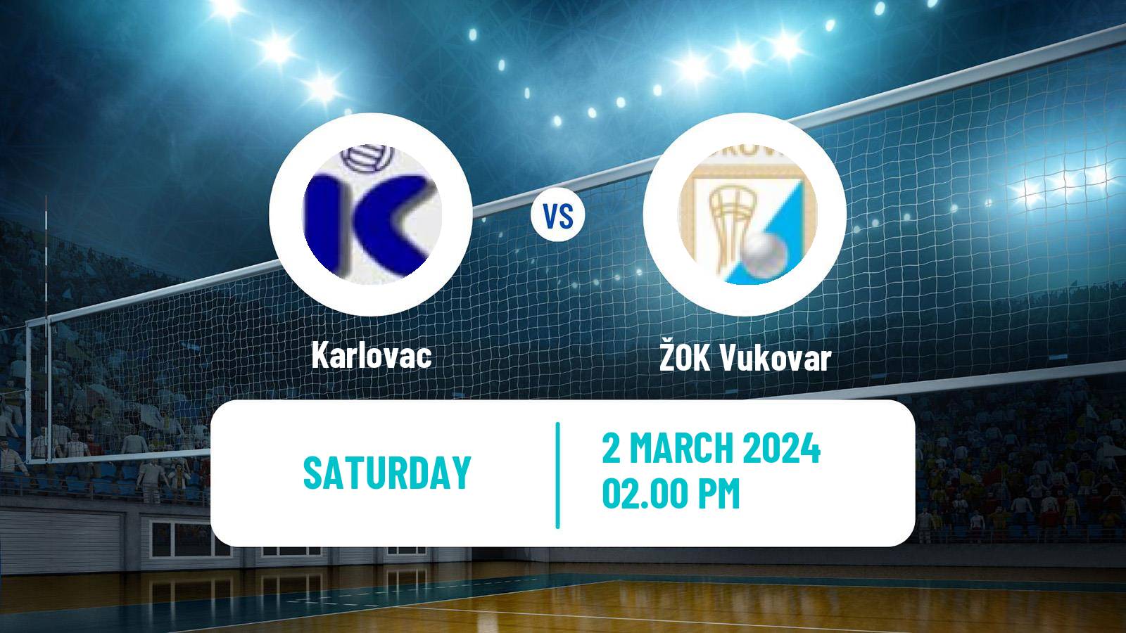 Volleyball Croatian Superliga Volleyball Women Karlovac - Vukovar