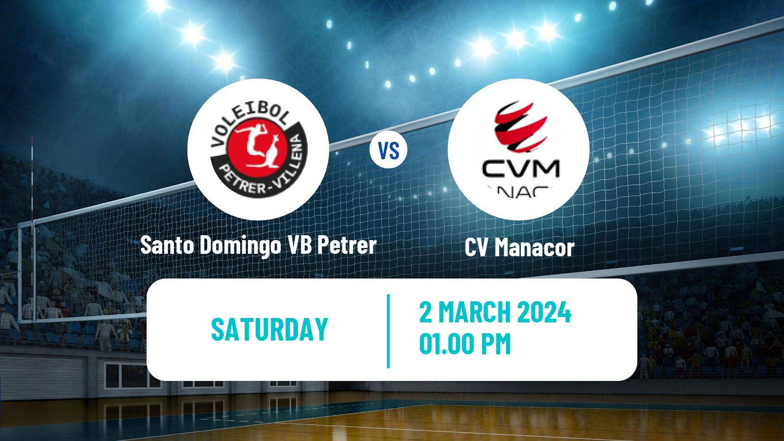 Volleyball Spanish SuperLiga Volleyball Santo Domingo VB Petrer - Manacor