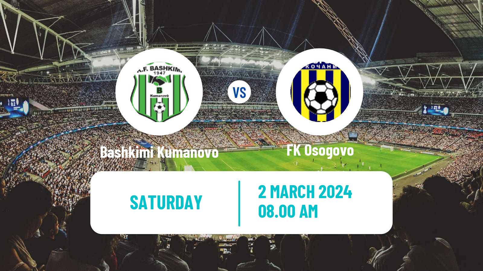 Soccer North Macedonian 2 MFL Bashkimi Kumanovo - Osogovo