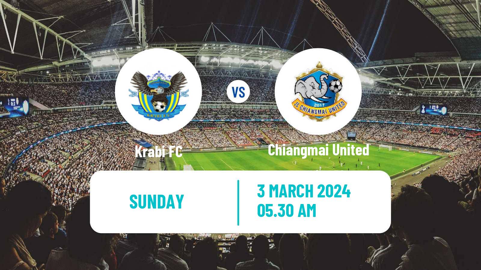 Soccer Thai League 2 Krabi - Chiangmai United